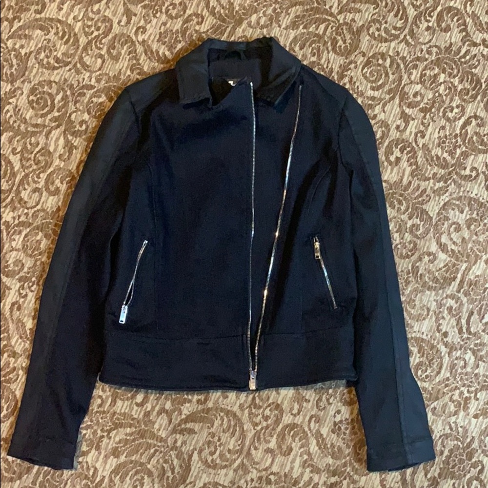 Black jean jacket